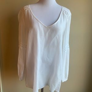 Lilly Pulitzer white linen top